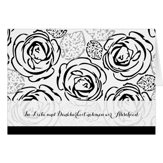 Kondolenzkarte (Front Horizontal)