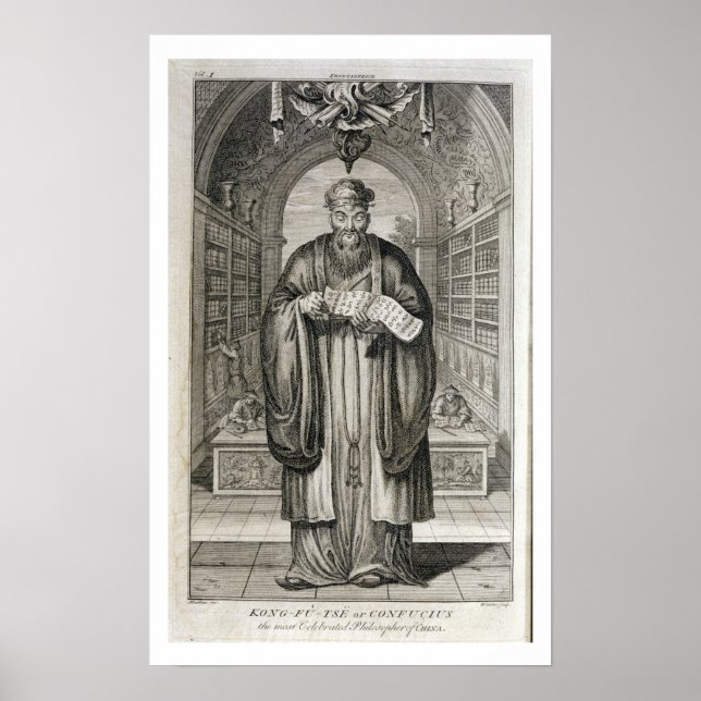 Kong-Fu-Tse, or Confucius, the Most Celebrated Phi Poster (Front)