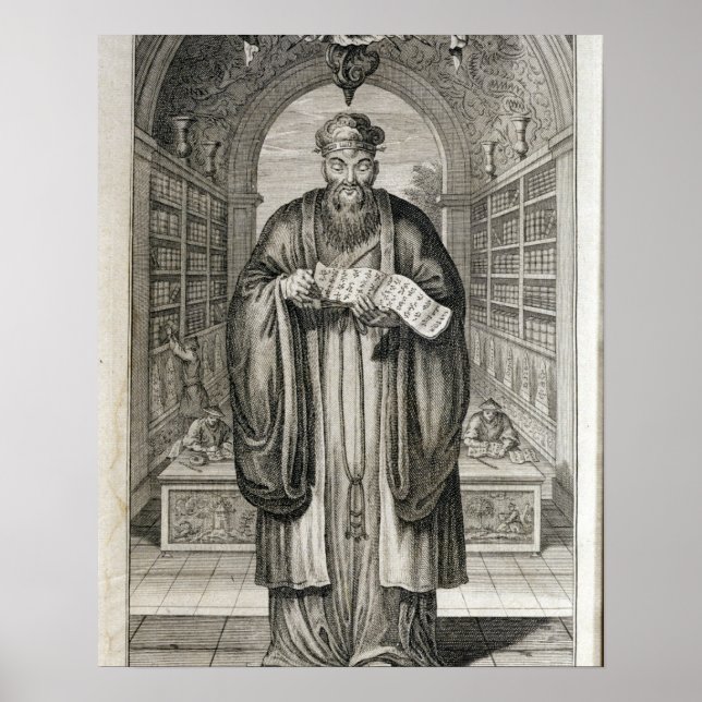 Kong-Fu-Tse, or Confucius, the Most Celebrated Phi Poster (Front)