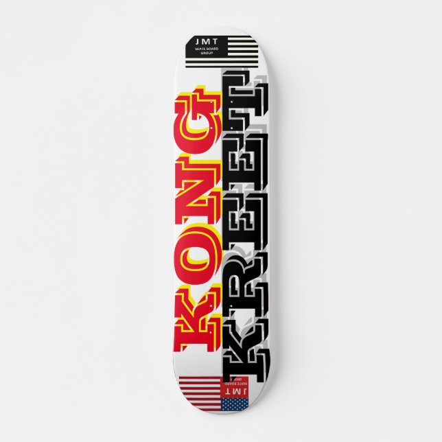 KONG KREET  OFFICIAL 7 3/4" Skateboard Deck (Front)