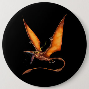 Kongamato Cryptid Creature 6 Cm Round Badge