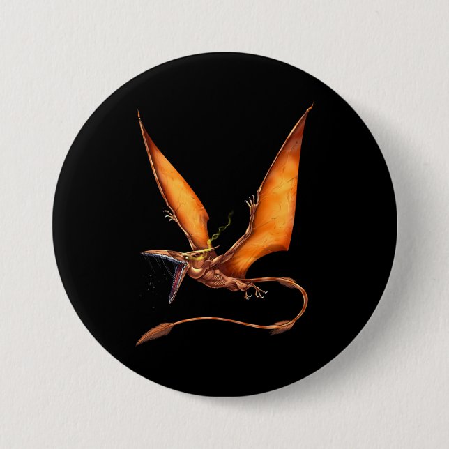 Kongamato Cryptid Creature 7.5 Cm Round Badge (Front)