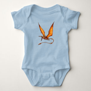 Kongamato Cryptid Creature Baby Bodysuit