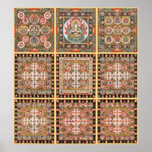 Kongokai Mandala Poster