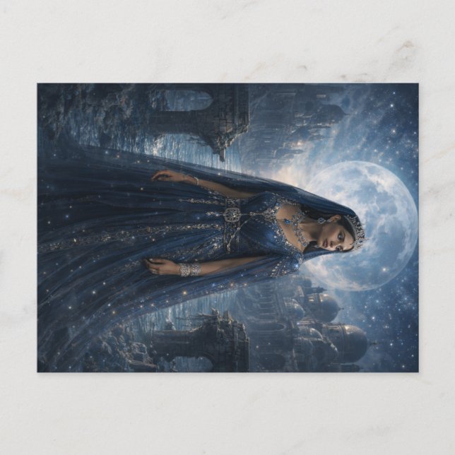 Königin der Sternennacht Postcard (Front)