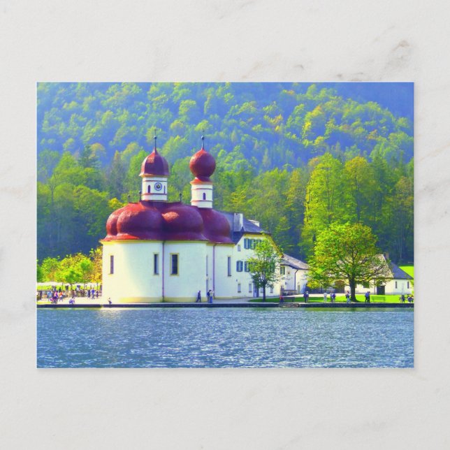 Königsee St. Bartholomä Postcard (Front)