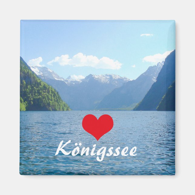Königssee Bavaria in Germany Souvenir Magnet (Front)