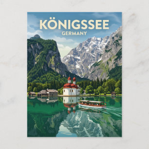 Königssee Germany Postcard