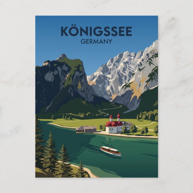 Königssee Germany Postcard (Front)