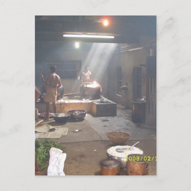 Konkani cooking postcard (Front)