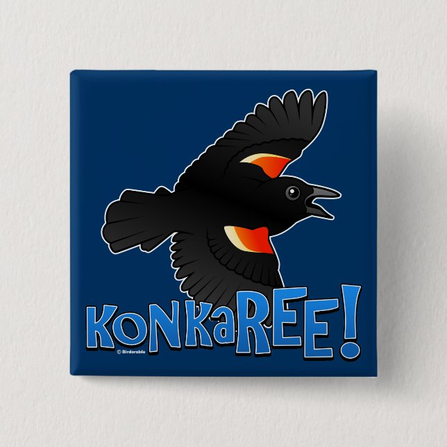 KonkaREE! 15 Cm Square Badge (Front)