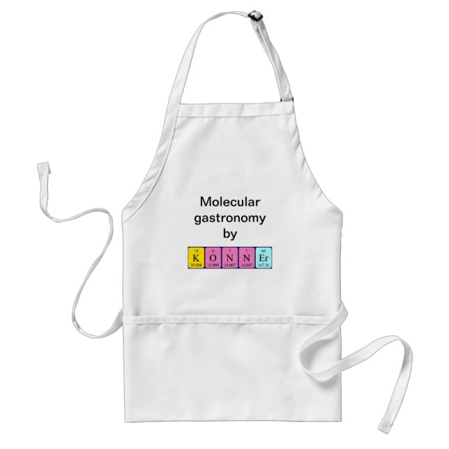 Konner periodic table name apron (Front)