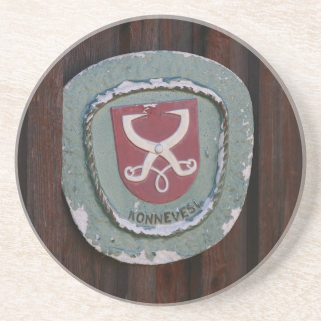 Konnevesi Door Plate coaster (Front)