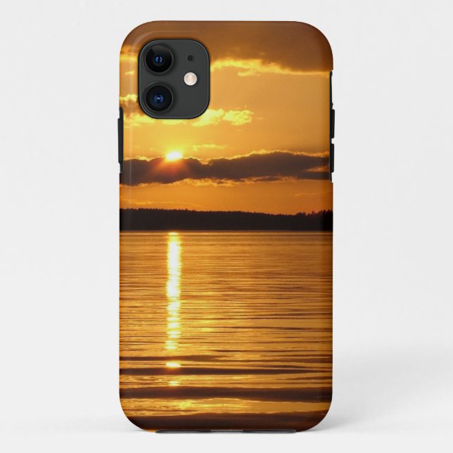 Konnevesi Sunset iPhone 5 Case-Mate Case (Back)