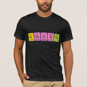 Konsta periodic table name shirt