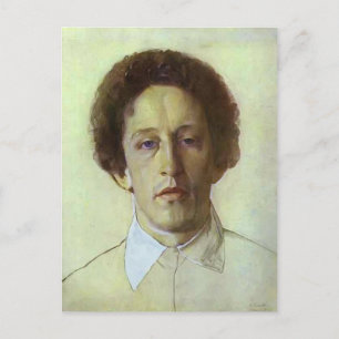 Konstantin Somov- Portrait of Aleksandr  Blok Postcard