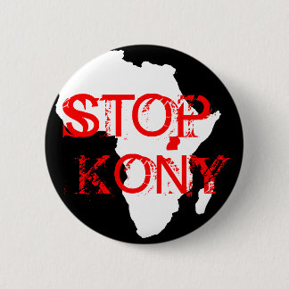 Kony 2012 6 cm round badge