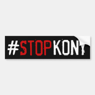 Kony 2012 bumper sticker