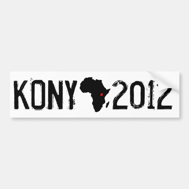 Kony 2012 bumper sticker (Front)