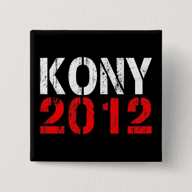 KONY 2012 Button Pin (Front)