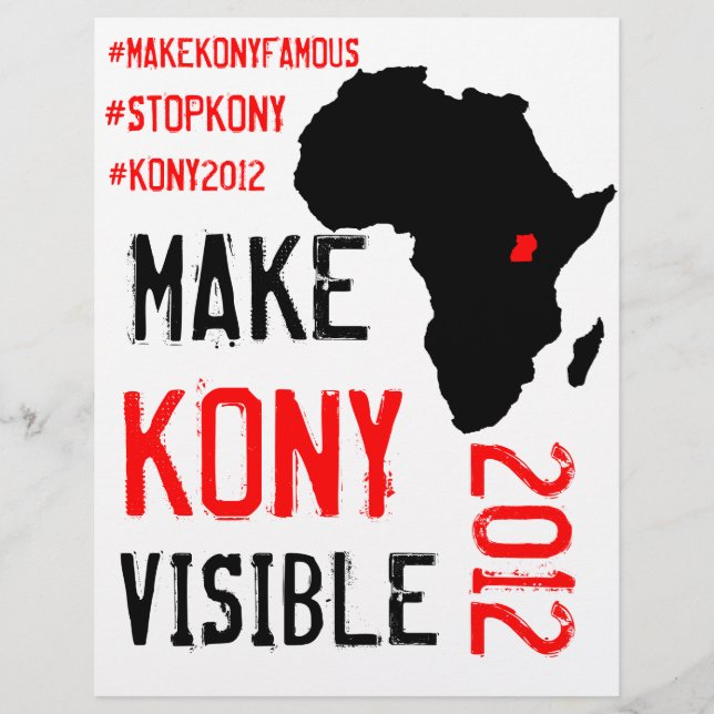 Kony 2012 Flyers - Action Kit (Front)