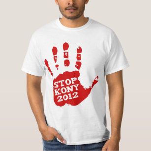 Kony 2012 Handprint Stop Joseph Kony T-Shirt