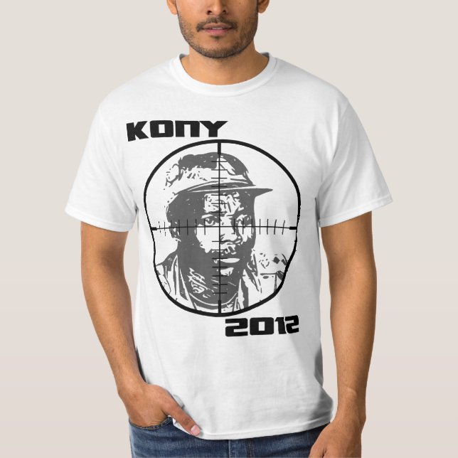 Kony 2012 Joseph Kony Target Crosshairs T-Shirt (Front)