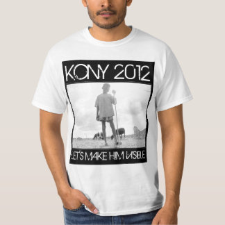 KONY 2012 - Let's Make Him Visible T-Shirt