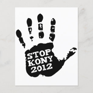 Kony 2012 Stop Joseph Kony Hand Flyer
