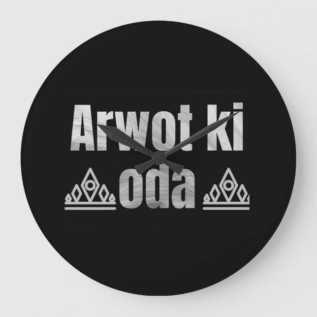 Konymoi  "Arwot ki Oda" Wall Clock (Front)