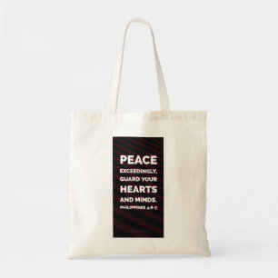 Konymoi "Philippians 4:6-7" Tote Bag