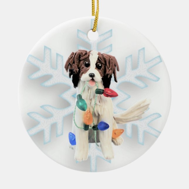Kooikerhondje Christmas ornament (Front)