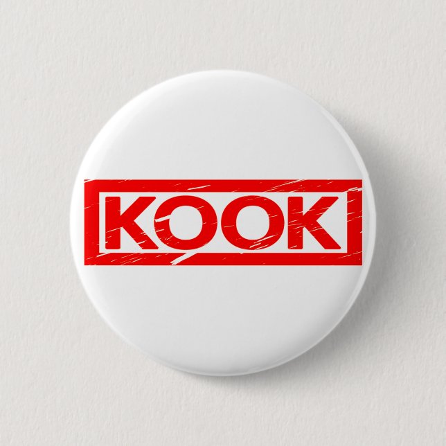 Kook Stamp 6 Cm Round Badge (Front)