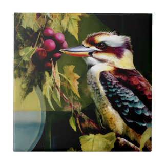 Kookaburra  ceramic tile