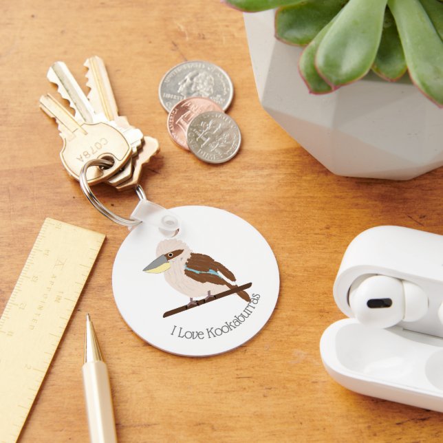 Kookaburra Design Key Ring (Desk)