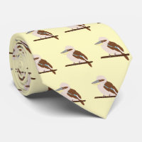 Kookaburra Design Neck Tie