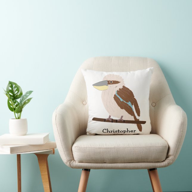 Kookaburra Design Personalised Cushion (Chair)