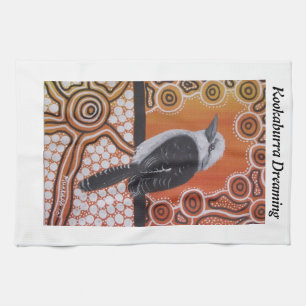 Kookaburra Dreaming MoJo Kitchen Town Tea Towel