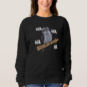 Kookaburra Laugh  Spangled Laughing Australian Bir Sweatshirt
