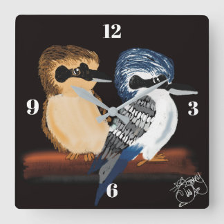 Kookaburra wall clock