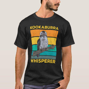 Kookaburra Whisperer Retro Vintage Bird Animal 3 T-Shirt