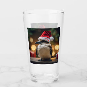 "Kookaburras' Christmas Cheer" Glass