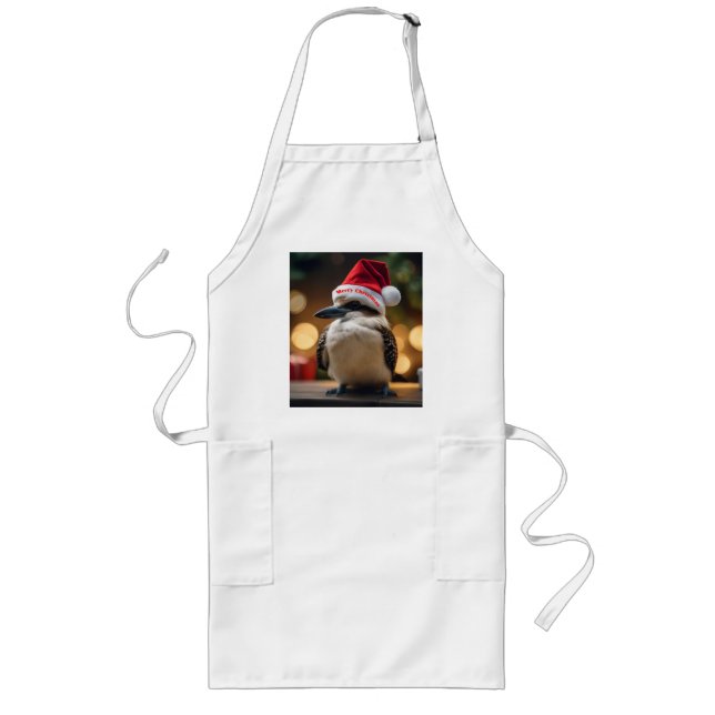 "Kookaburras' Christmas Cheer" Long Apron (Front)