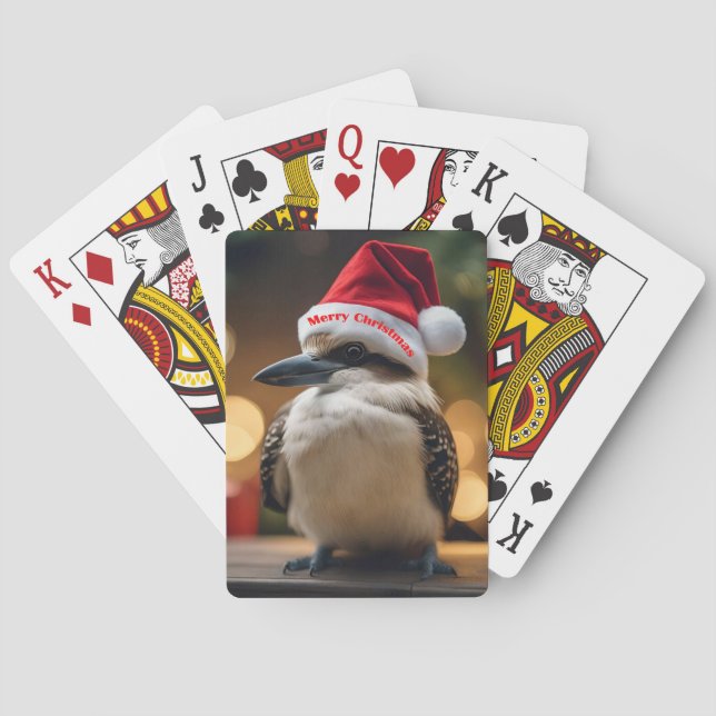 "Kookaburras' Christmas Cheer" Playing Cards (Back)