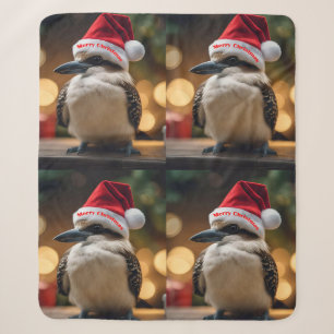 "Kookaburras' Christmas Cheer" Sherpa Blanket