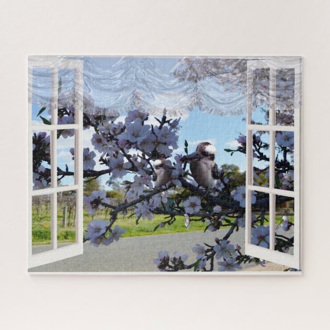 Kookaburras In My Window,   Jigsaw Puzzle (Horizontal)