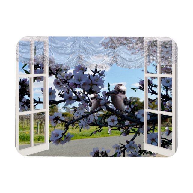 Kookaburras In My Window,  Magnet (Horizontal)