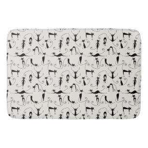 Kooky Black Cats Bath Mat