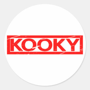 Kooky Stamp Classic Round Sticker