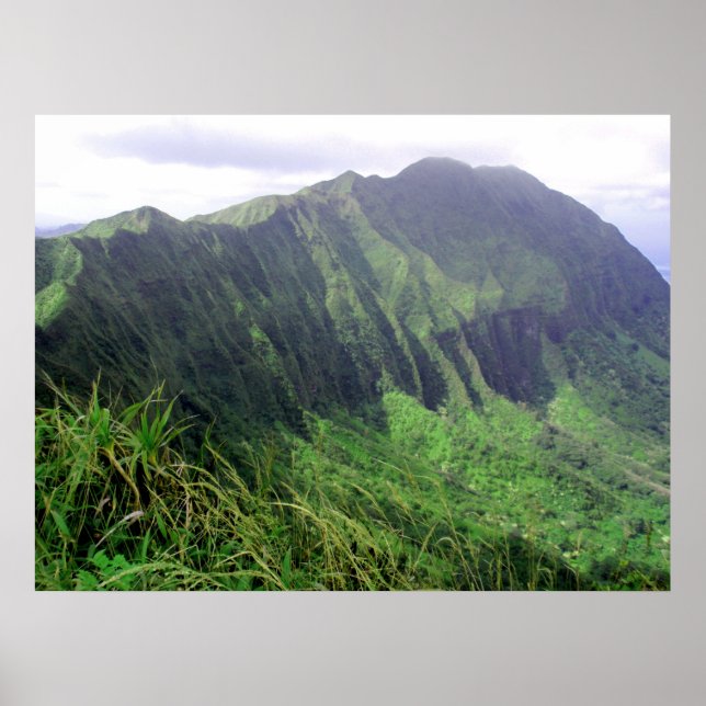 Ko'olau Mountain Ridge Poster (Front)